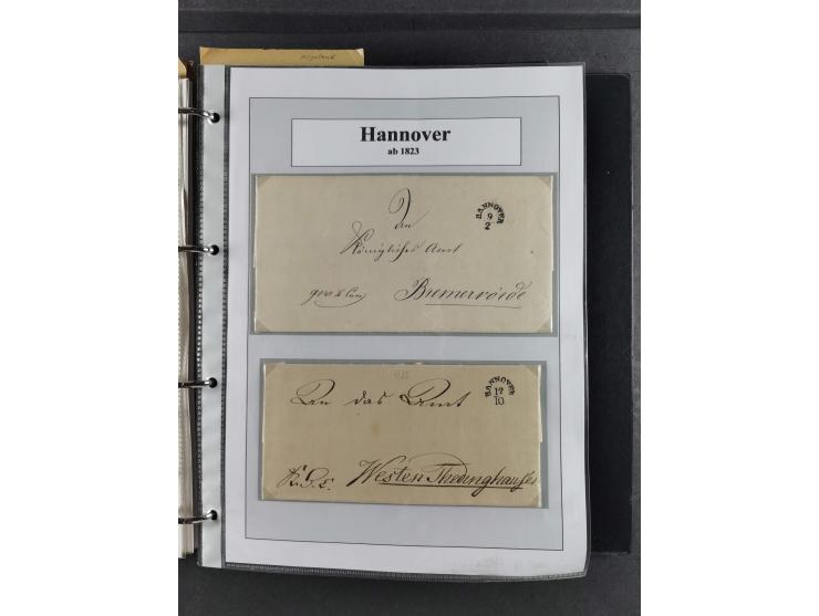 Baden bis Württemberg, umfangreiche gestempelte und ungebraucht/postfrische Sammlung inkl. Doubletten mit Briefen und Ganzsac