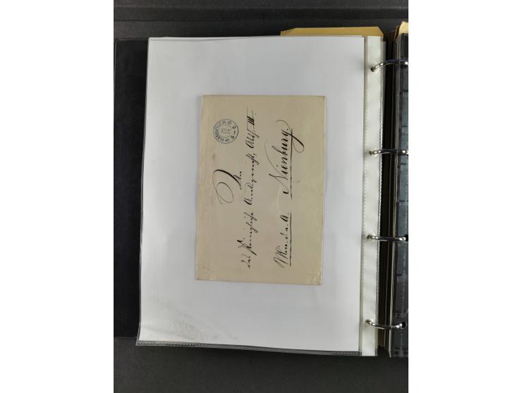 Baden bis Württemberg, umfangreiche gestempelte und ungebraucht/postfrische Sammlung inkl. Doubletten mit Briefen und Ganzsac