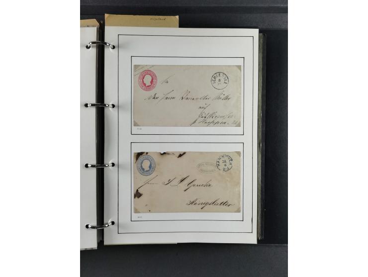 Baden bis Württemberg, umfangreiche gestempelte und ungebraucht/postfrische Sammlung inkl. Doubletten mit Briefen und Ganzsac