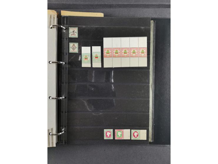 Baden bis Württemberg, umfangreiche gestempelte und ungebraucht/postfrische Sammlung inkl. Doubletten mit Briefen und Ganzsac