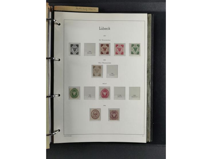 Baden bis Württemberg, umfangreiche gestempelte und ungebraucht/postfrische Sammlung inkl. Doubletten mit Briefen und Ganzsac