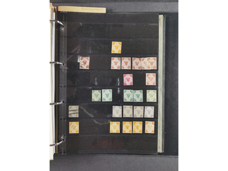 Baden bis Württemberg, umfangreiche gestempelte und ungebraucht/postfrische Sammlung inkl. Doubletten mit Briefen und Ganzsac