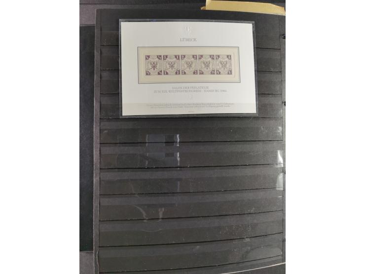 Baden bis Württemberg, umfangreiche gestempelte und ungebraucht/postfrische Sammlung inkl. Doubletten mit Briefen und Ganzsac