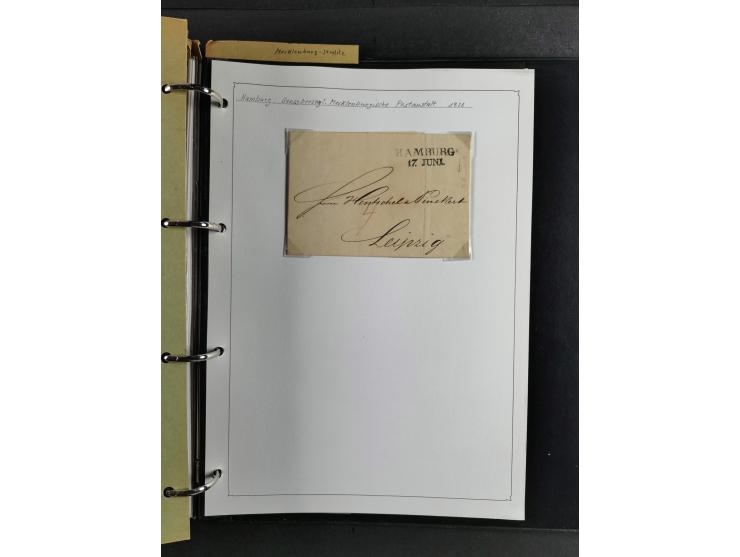 Baden bis Württemberg, umfangreiche gestempelte und ungebraucht/postfrische Sammlung inkl. Doubletten mit Briefen und Ganzsac