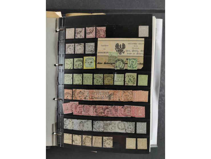 Baden bis Württemberg, umfangreiche gestempelte und ungebraucht/postfrische Sammlung inkl. Doubletten mit Briefen und Ganzsac