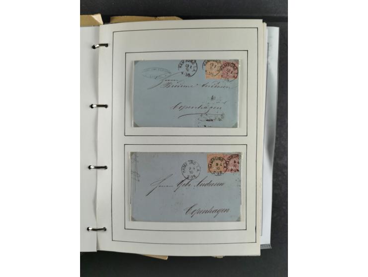 Baden bis Württemberg, umfangreiche gestempelte und ungebraucht/postfrische Sammlung inkl. Doubletten mit Briefen und Ganzsac