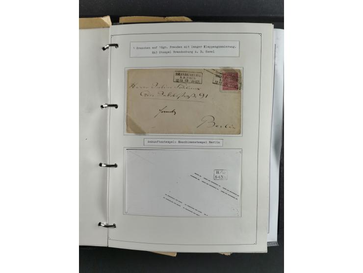 Baden bis Württemberg, umfangreiche gestempelte und ungebraucht/postfrische Sammlung inkl. Doubletten mit Briefen und Ganzsac