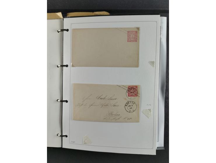 Baden bis Württemberg, umfangreiche gestempelte und ungebraucht/postfrische Sammlung inkl. Doubletten mit Briefen und Ganzsac