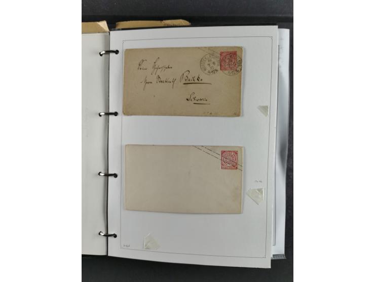 Baden bis Württemberg, umfangreiche gestempelte und ungebraucht/postfrische Sammlung inkl. Doubletten mit Briefen und Ganzsac