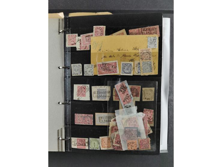 Baden bis Württemberg, umfangreiche gestempelte und ungebraucht/postfrische Sammlung inkl. Doubletten mit Briefen und Ganzsac