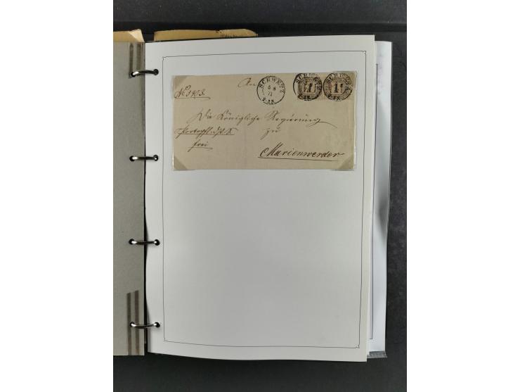 Baden bis Württemberg, umfangreiche gestempelte und ungebraucht/postfrische Sammlung inkl. Doubletten mit Briefen und Ganzsac