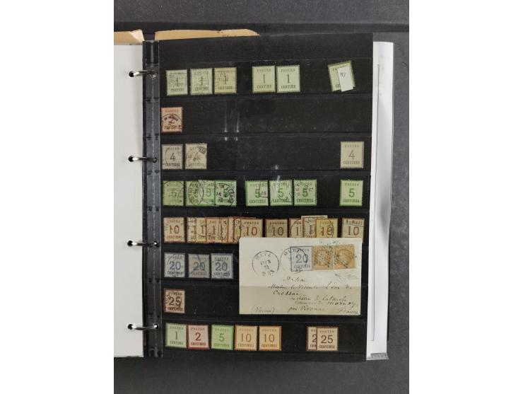 Baden bis Württemberg, umfangreiche gestempelte und ungebraucht/postfrische Sammlung inkl. Doubletten mit Briefen und Ganzsac