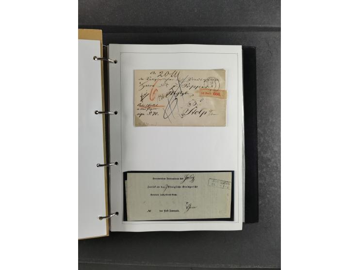 Baden bis Württemberg, umfangreiche gestempelte und ungebraucht/postfrische Sammlung inkl. Doubletten mit Briefen und Ganzsac