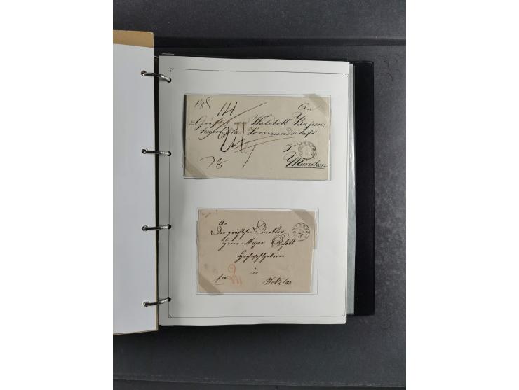 Baden bis Württemberg, umfangreiche gestempelte und ungebraucht/postfrische Sammlung inkl. Doubletten mit Briefen und Ganzsac