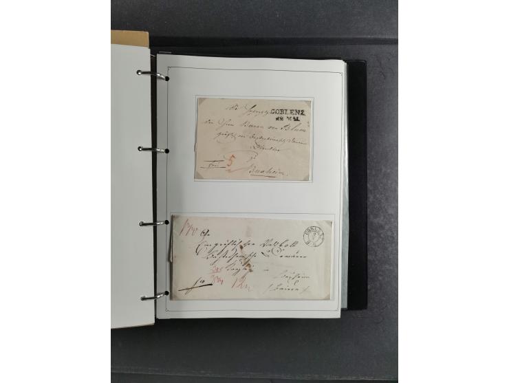 Baden bis Württemberg, umfangreiche gestempelte und ungebraucht/postfrische Sammlung inkl. Doubletten mit Briefen und Ganzsac