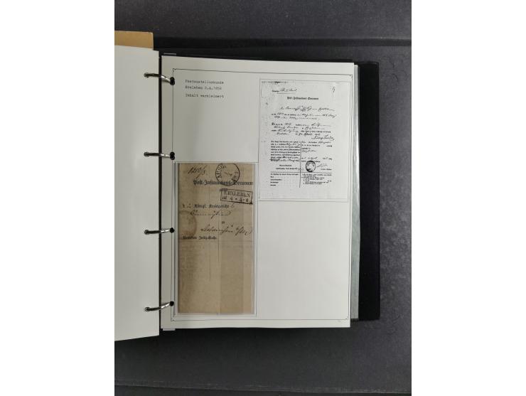 Baden bis Württemberg, umfangreiche gestempelte und ungebraucht/postfrische Sammlung inkl. Doubletten mit Briefen und Ganzsac