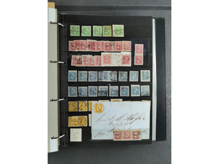 Baden bis Württemberg, umfangreiche gestempelte und ungebraucht/postfrische Sammlung inkl. Doubletten mit Briefen und Ganzsac