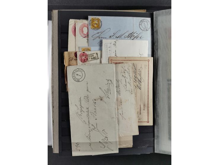 Baden bis Württemberg, umfangreiche gestempelte und ungebraucht/postfrische Sammlung inkl. Doubletten mit Briefen und Ganzsac