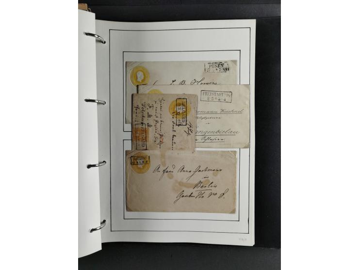 Baden bis Württemberg, umfangreiche gestempelte und ungebraucht/postfrische Sammlung inkl. Doubletten mit Briefen und Ganzsac