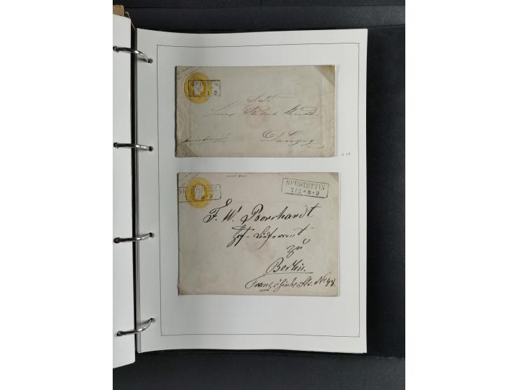 Baden bis Württemberg, umfangreiche gestempelte und ungebraucht/postfrische Sammlung inkl. Doubletten mit Briefen und Ganzsac