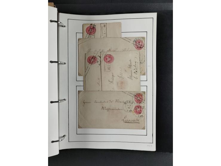 Baden bis Württemberg, umfangreiche gestempelte und ungebraucht/postfrische Sammlung inkl. Doubletten mit Briefen und Ganzsac