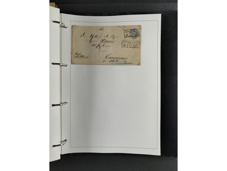 Baden bis Württemberg, umfangreiche gestempelte und ungebraucht/postfrische Sammlung inkl. Doubletten mit Briefen und Ganzsac