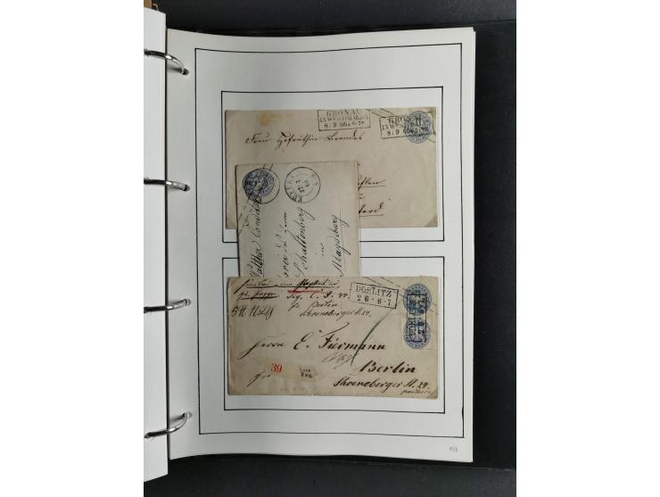 Baden bis Württemberg, umfangreiche gestempelte und ungebraucht/postfrische Sammlung inkl. Doubletten mit Briefen und Ganzsac