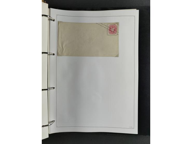 Baden bis Württemberg, umfangreiche gestempelte und ungebraucht/postfrische Sammlung inkl. Doubletten mit Briefen und Ganzsac