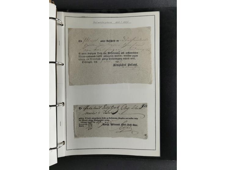 Baden bis Württemberg, umfangreiche gestempelte und ungebraucht/postfrische Sammlung inkl. Doubletten mit Briefen und Ganzsac