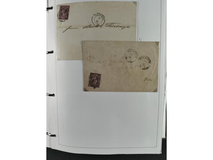 Baden bis Württemberg, umfangreiche gestempelte und ungebraucht/postfrische Sammlung inkl. Doubletten mit Briefen und Ganzsac