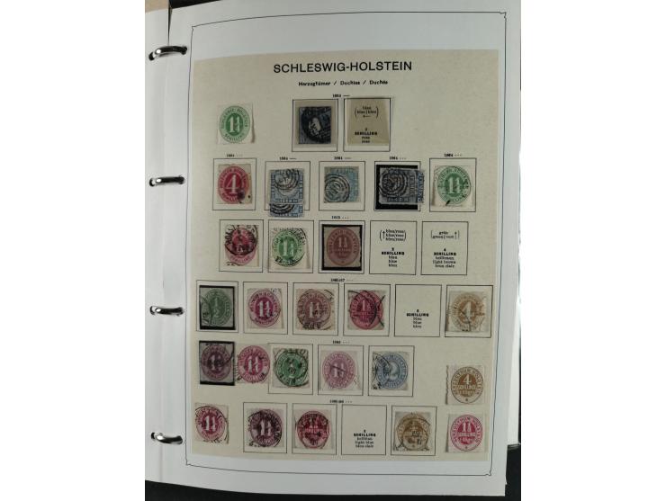 Baden bis Württemberg, umfangreiche gestempelte und ungebraucht/postfrische Sammlung inkl. Doubletten mit Briefen und Ganzsac