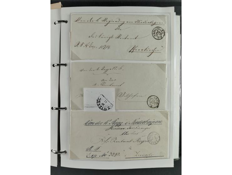 Baden bis Württemberg, umfangreiche gestempelte und ungebraucht/postfrische Sammlung inkl. Doubletten mit Briefen und Ganzsac