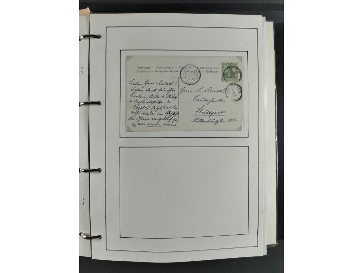 Baden bis Württemberg, umfangreiche gestempelte und ungebraucht/postfrische Sammlung inkl. Doubletten mit Briefen und Ganzsac