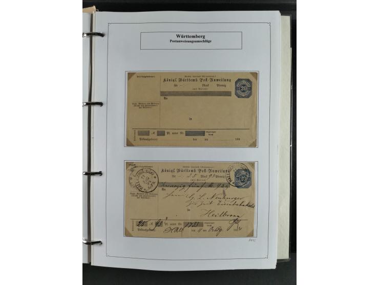 Baden bis Württemberg, umfangreiche gestempelte und ungebraucht/postfrische Sammlung inkl. Doubletten mit Briefen und Ganzsac