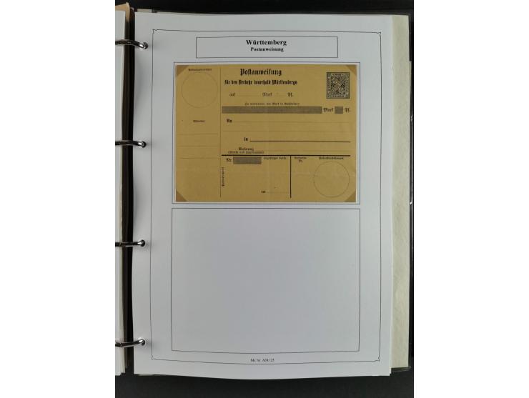 Baden bis Württemberg, umfangreiche gestempelte und ungebraucht/postfrische Sammlung inkl. Doubletten mit Briefen und Ganzsac