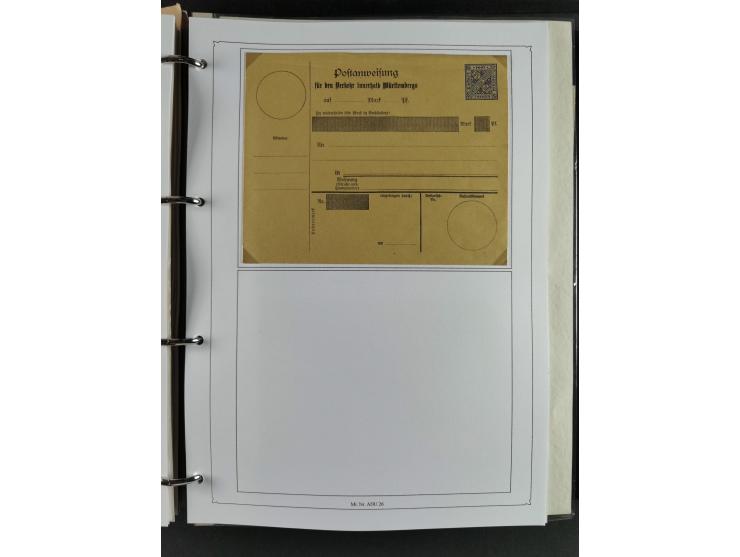 Baden bis Württemberg, umfangreiche gestempelte und ungebraucht/postfrische Sammlung inkl. Doubletten mit Briefen und Ganzsac