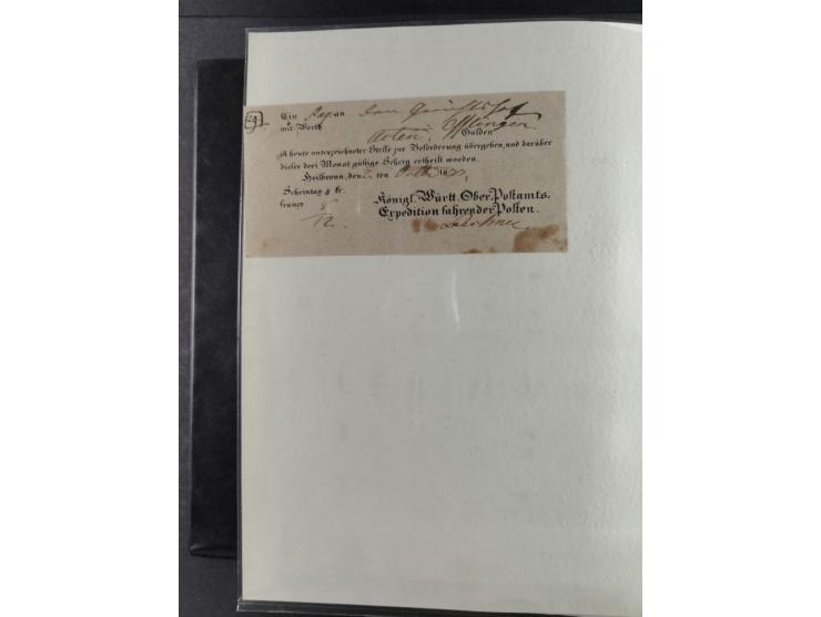 Baden bis Württemberg, umfangreiche gestempelte und ungebraucht/postfrische Sammlung inkl. Doubletten mit Briefen und Ganzsac