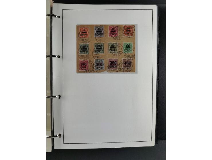Baden bis Württemberg, umfangreiche gestempelte und ungebraucht/postfrische Sammlung inkl. Doubletten mit Briefen und Ganzsac