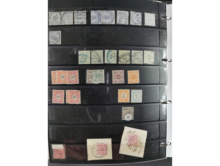 Baden bis Württemberg, umfangreiche gestempelte und ungebraucht/postfrische Sammlung inkl. Doubletten mit Briefen und Ganzsac