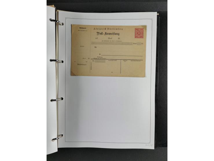Baden bis Württemberg, umfangreiche gestempelte und ungebraucht/postfrische Sammlung inkl. Doubletten mit Briefen und Ganzsac