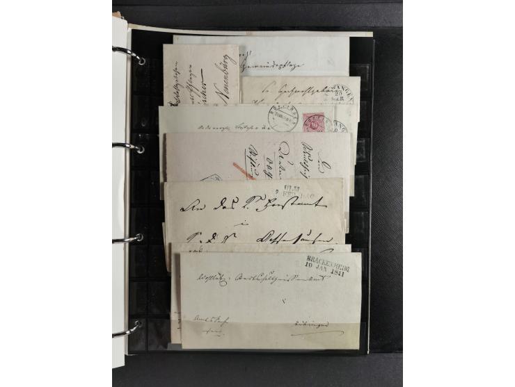 Baden bis Württemberg, umfangreiche gestempelte und ungebraucht/postfrische Sammlung inkl. Doubletten mit Briefen und Ganzsac