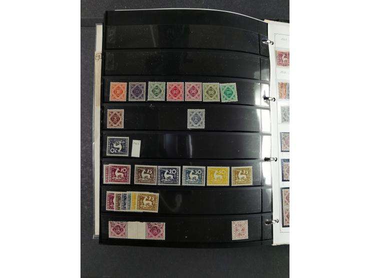 Baden bis Württemberg, umfangreiche gestempelte und ungebraucht/postfrische Sammlung inkl. Doubletten mit Briefen und Ganzsac