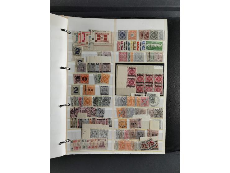 Baden bis Württemberg, umfangreiche gestempelte und ungebraucht/postfrische Sammlung inkl. Doubletten mit Briefen und Ganzsac