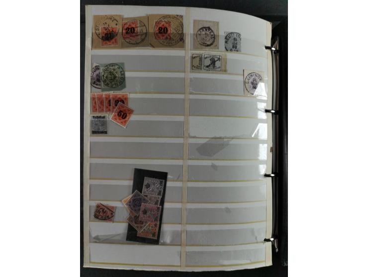 Baden bis Württemberg, umfangreiche gestempelte und ungebraucht/postfrische Sammlung inkl. Doubletten mit Briefen und Ganzsac