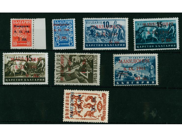 1944, 1-30L., postfrisch, tadellos, teils sign. sowie Befund Brunel BPP (2011)