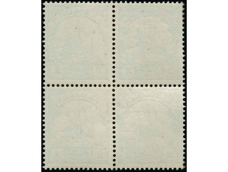 1900, Kaiseryacht 2 Pfennig Probedruck graublau, vier Stück mit Inschrift “DEUTSCH-SÜDWESTAFRIKA”, “SAMOA”, “KAROLINEN” und “