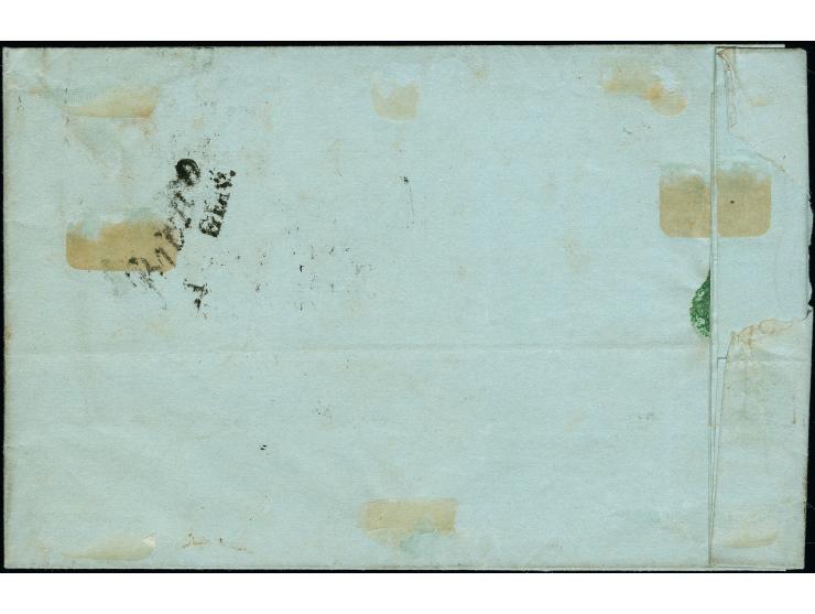 "Presceglie 31 DIC." (1859), L2, auf 1858,5 Soldi, Type I, auf komplettem Faltbrief nach Breno. Fotoattest Enzo Diena (1990) 