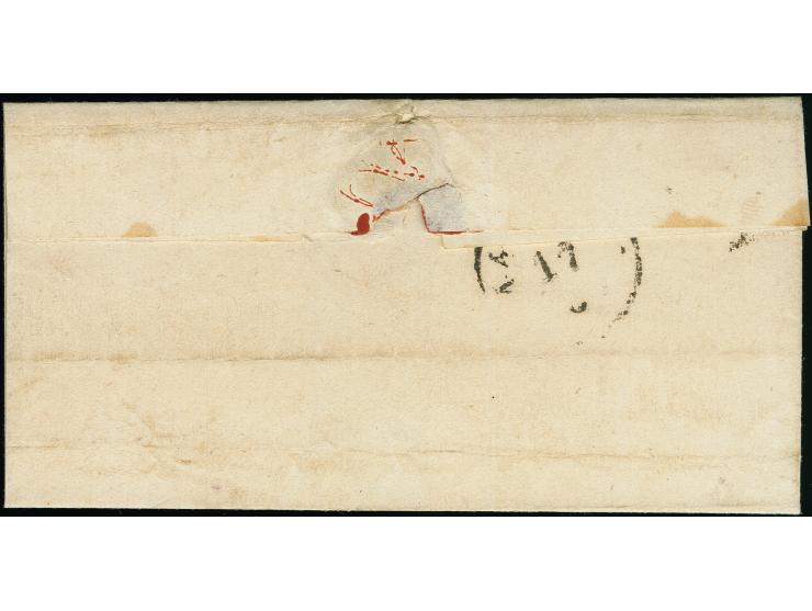 "VESCOVATO 16/6", Vierkreisstempel auf Stempelmarke 15 Centesimi, auf kleiner Briefhülle 1855 nach Mantua. Signiert Sottoriva