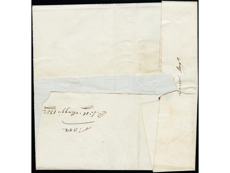 "VICENZA 10/5"", EKr., auf Handpapier 30 Centesimi auf eingeschriebener Briefhülle nach Valdagno, rückseitig frankiert mit 30