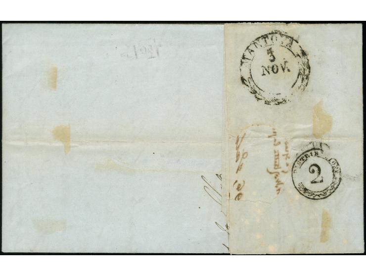 "MILANO/2-11/50", Ra., dreimal sauber abgeschlagen auf Erstdruck 15 Centesimi, zusammen mit Handpapier 15 Centesimi, beide fa